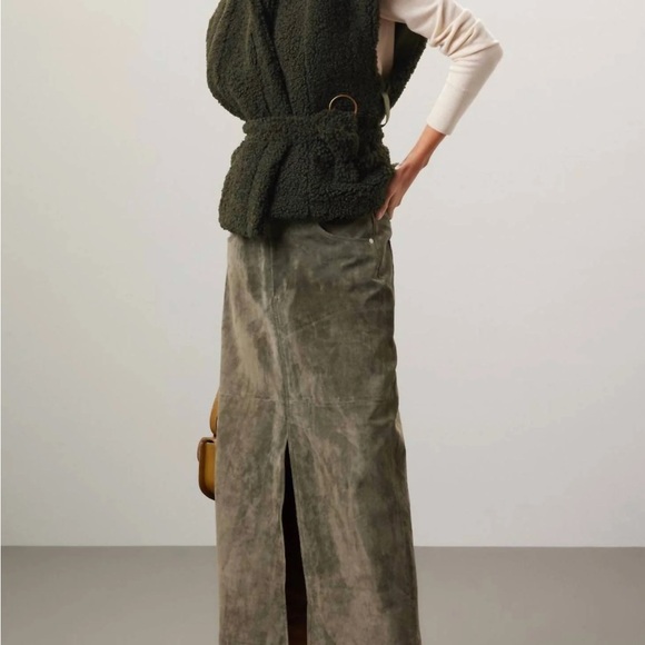 NWT! $358 Marie Oliver Army Green Astrid Vest Size XS. Perfect for Fall! - Picture 3 of 6